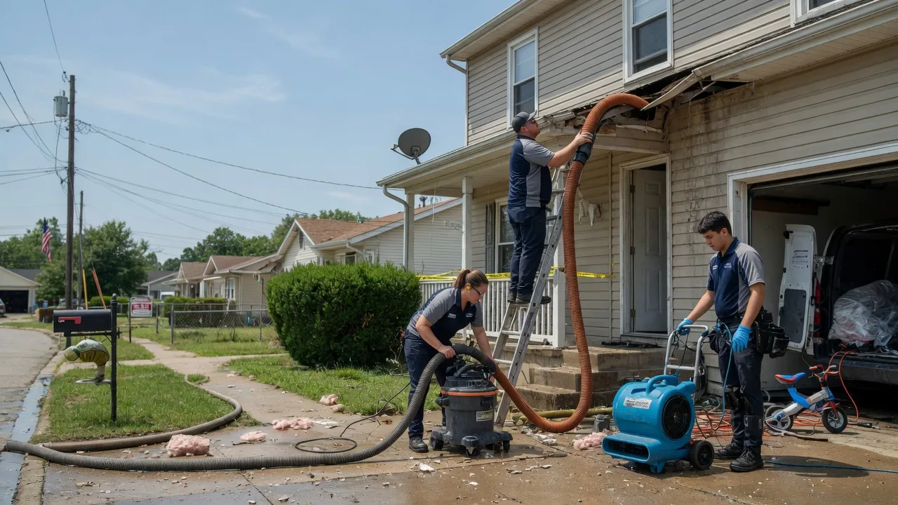 Water Damage Restoration in Kossuth, PA near me